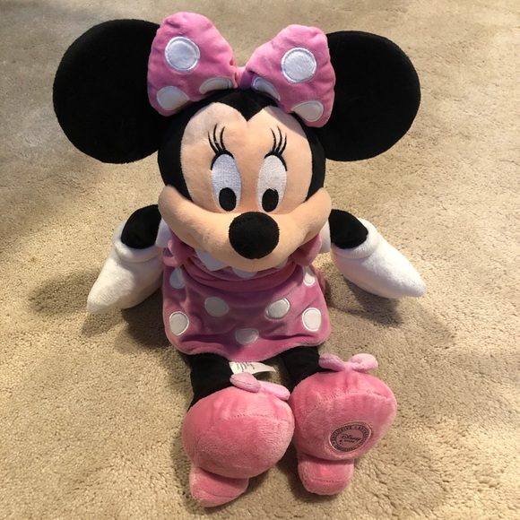 Minnie Mouse Plush Pink Doll, 18 Inches - Picture 1 of 9